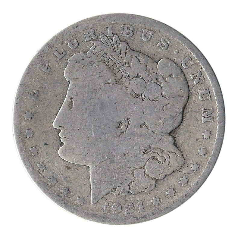 1921 - Dólar Morgan de plata al 90% en circulación-2