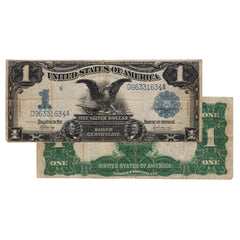 $1 - 1899 Black Eagle Silver Certificate - Very Fine-1