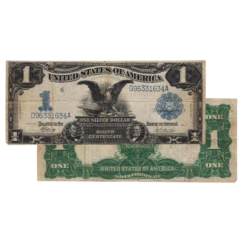 $1 - 1899 Black Eagle Silver Certificate - Very Fine-1