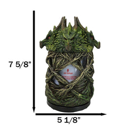 Greenman Dryad Tree Hydra 4 Headed Dragon Aroma Oil Diffuser W/ LED Lights-3
