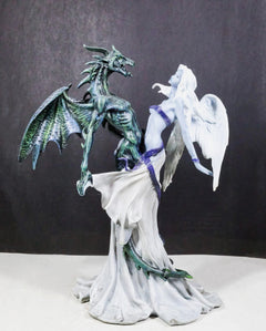 The Dark Chemical Wedding Union of Night Dragon and Morning Angel Figurine-1