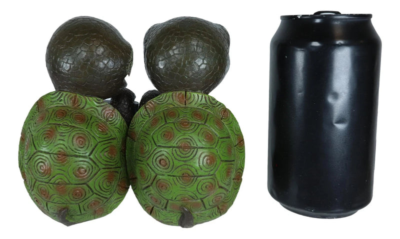 Figuras de pareja de tortugas románticas y amorosas náuticas "My Rock" (juego de 2 piezas)-2