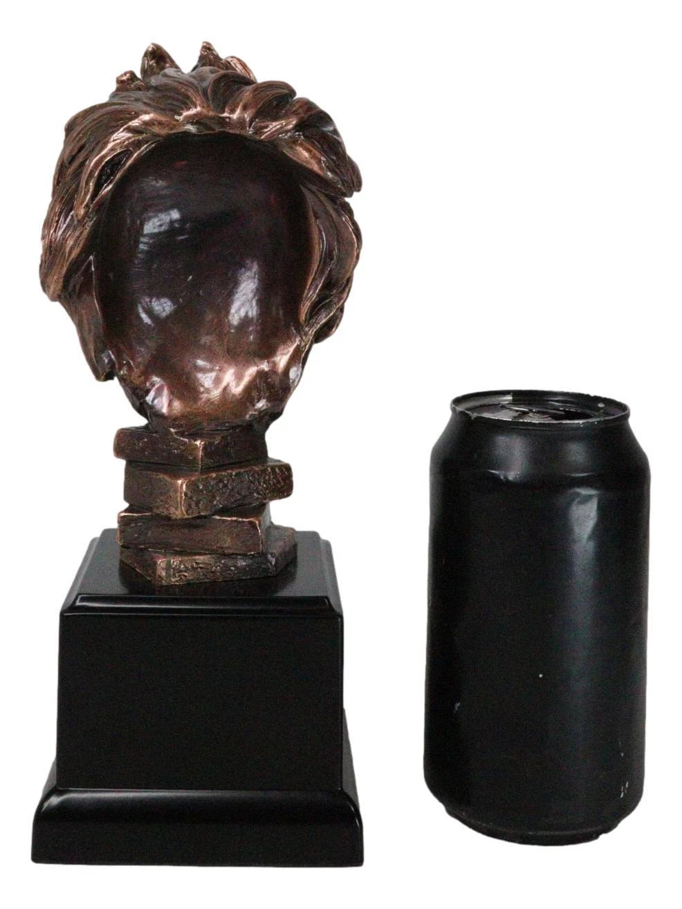 King Of The Jungle African Lion Pride Bust Bronze Electroplated Figurine Statue-3