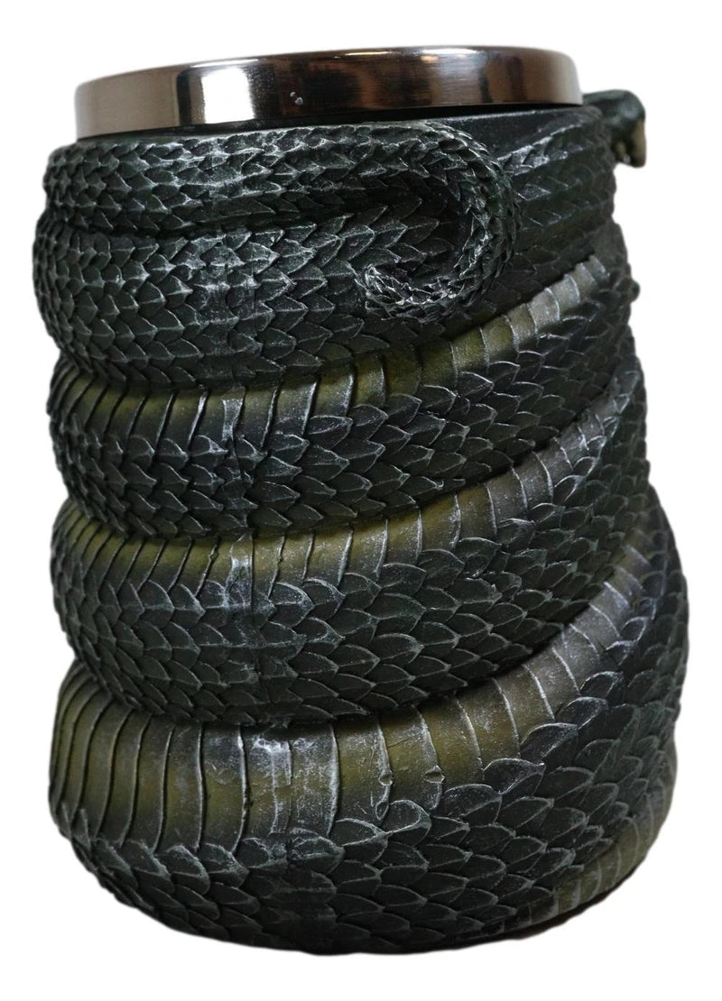 Realistic Ferocious Slithering Serpent Snake With Venomous Fangs Coffee Mug Cup-2