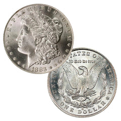1883 O Morgan Silver Dollar $1 Brilliant Uncirculated BU 90% Silver-1