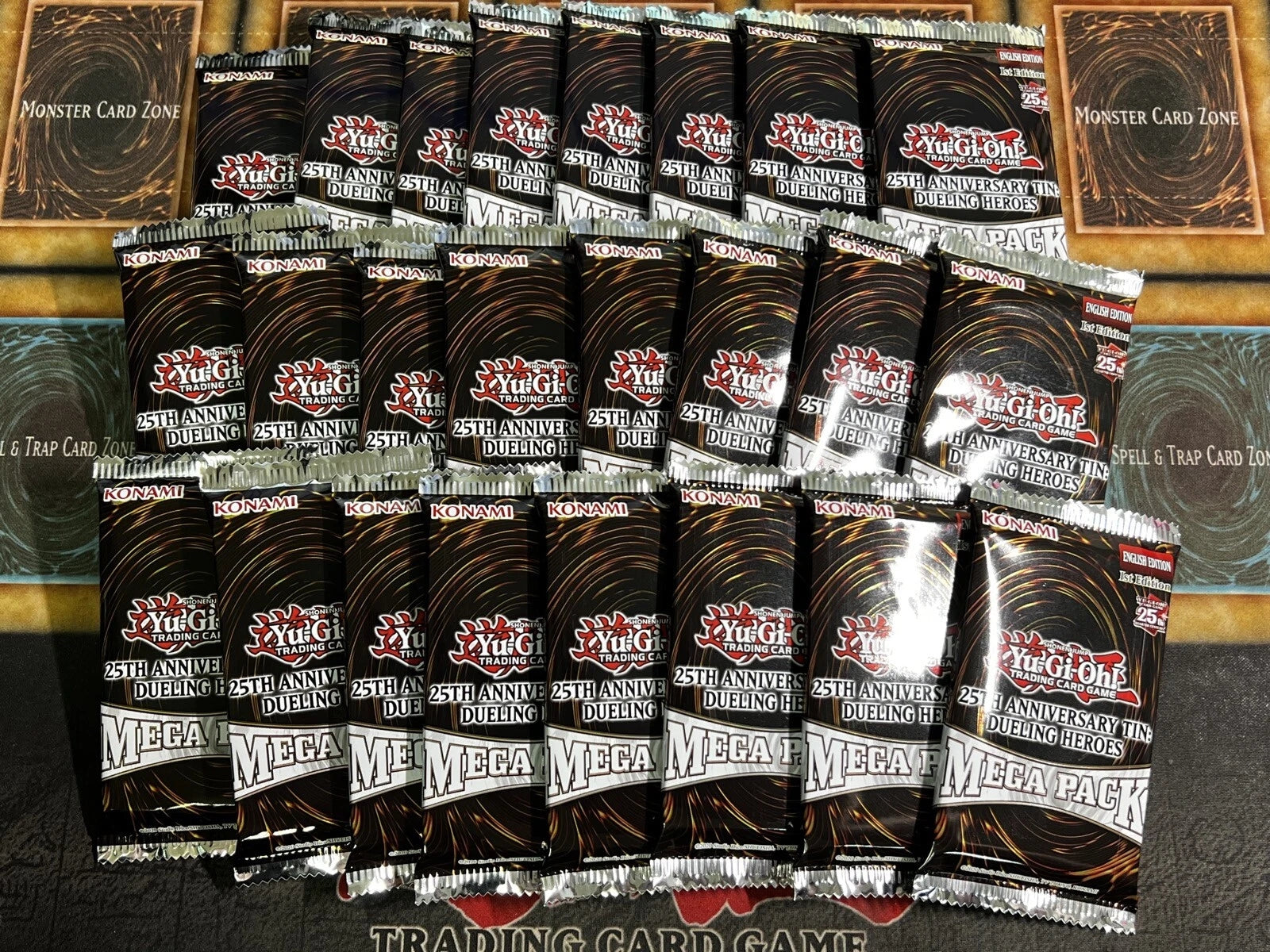 Yugioh X24 25TH Anniversary Tin: DUELING HEROES MEGA PACKS! Same As Box! Sealed!-1