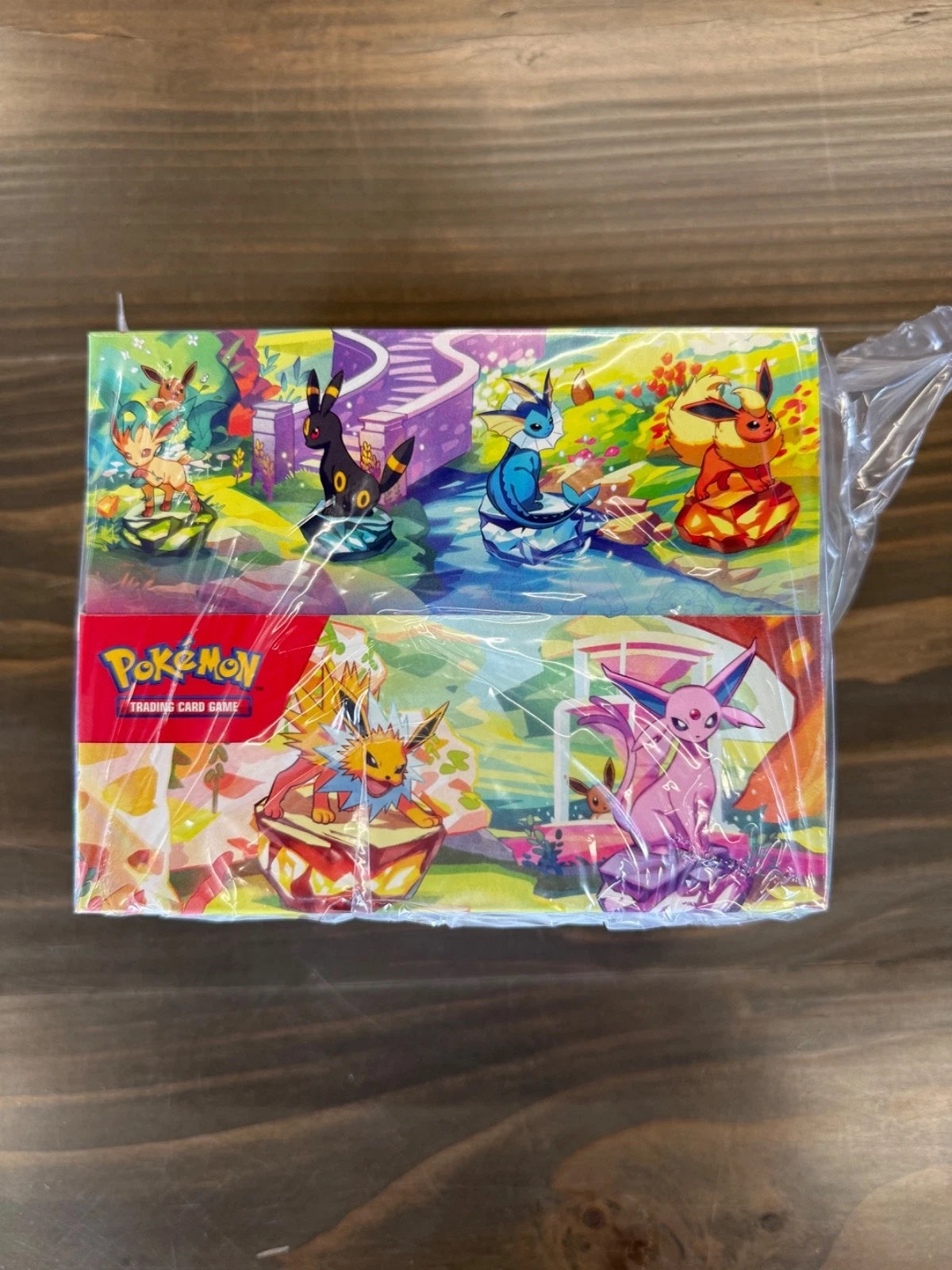 Expositor de latas pequeñas de Pokémon Prismatic Evolutions (8 latas pequeñas) Sellado de fábrica-4
