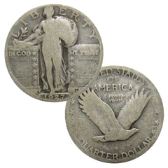 $1 Face - 90% Silver Standing Liberty Quarters Circulated - Random Date-1