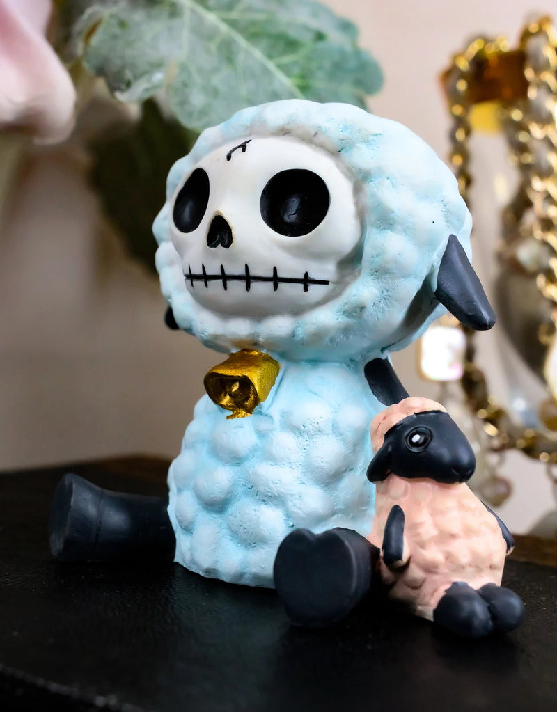 Furry Bones Woolee The Blue Sheep Skeleton Figurine Furrybones Collectible Decor-2