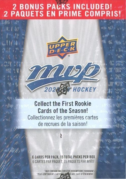 2023/24 Upper Deck MVP Hockey HUGE EXCLUSIVE 15 Pack Factory Sealed Blaster Box-2
