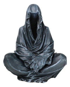 Reaper of Souls Grim Reaper In Hooded Cloak Backflow Incense Cone Burner Statue-5