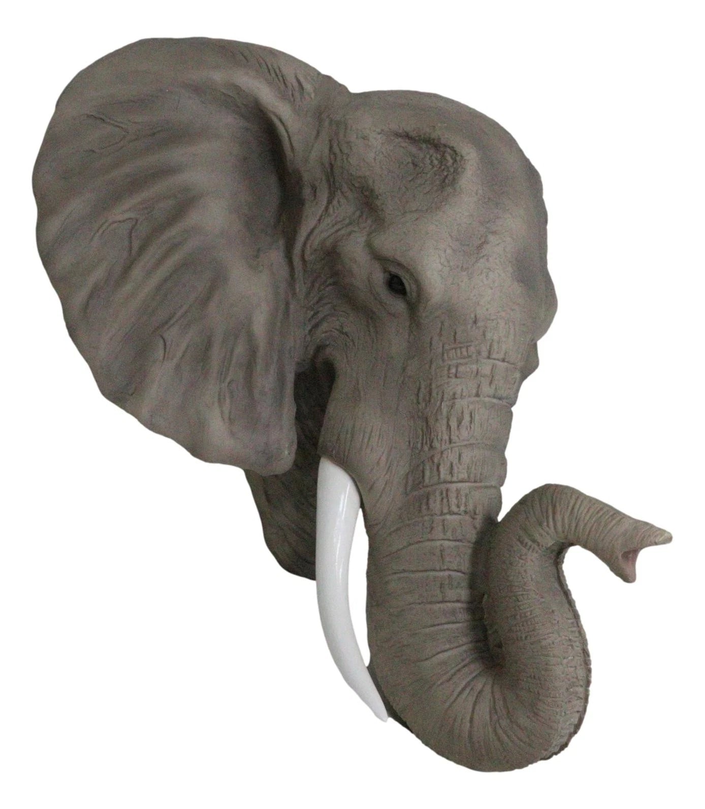 Large 19"L Sahara Elephant Wall Bust For Home Decor Wall Plaque Hanging Statue-6