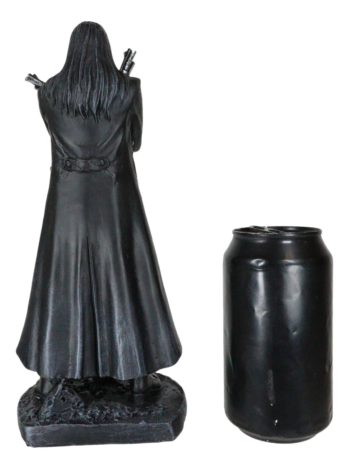 Assassin's Creed Hooded Grim Reaper Skeleton With Dual Beretta Pistols Statue-3