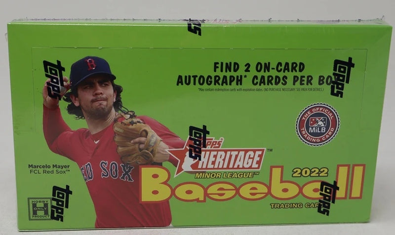 2022 Topps Heritage Minor League Baseball Box (Hobby) (18/8)-2