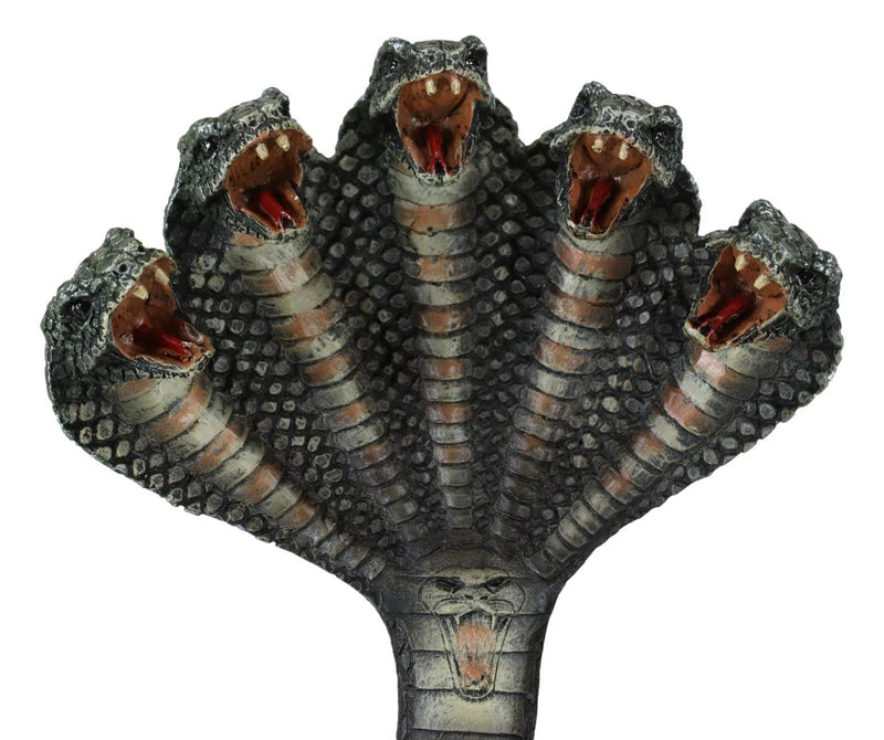 Hindu Primordial Multi Headed Shesha Snake Demigod Nagaraja Of Vishnu Figurine-4