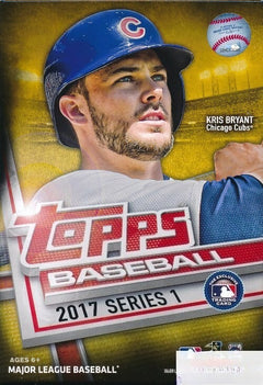2017 Topps Series 1 Baseball EXCLUSIVE HUGE 72 Card Hanger Box-Aaron Judge RC YR-1