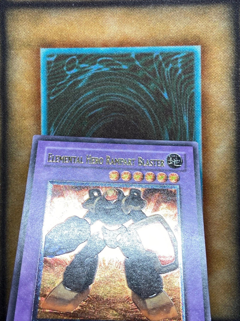 Yugioh Elemental Hero Rampart Blaster EEN-EN033 Ultimate Rare 1st Ed EURO NM-2