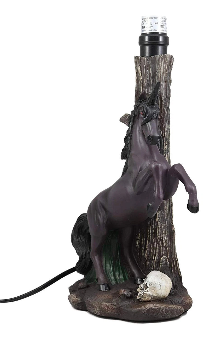 Unicorn Table Lamp, Sculptural Fantasy Desktop Night Light with Starry Sky Shade, 19" Tall, Bedroom, Living Room, Kids Room, Office Desk, Home Decor, Magical Gift-6