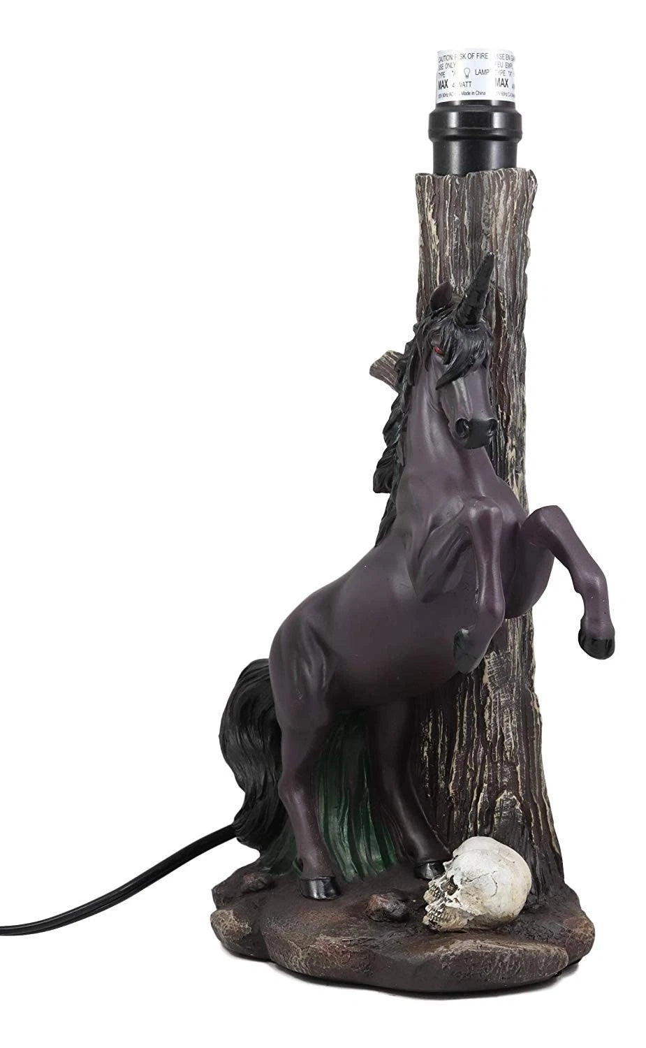 Unicorn Table Lamp, Sculptural Fantasy Desktop Night Light with Starry Sky Shade, 19" Tall, Bedroom, Living Room, Kids Room, Office Desk, Home Decor, Magical Gift-6