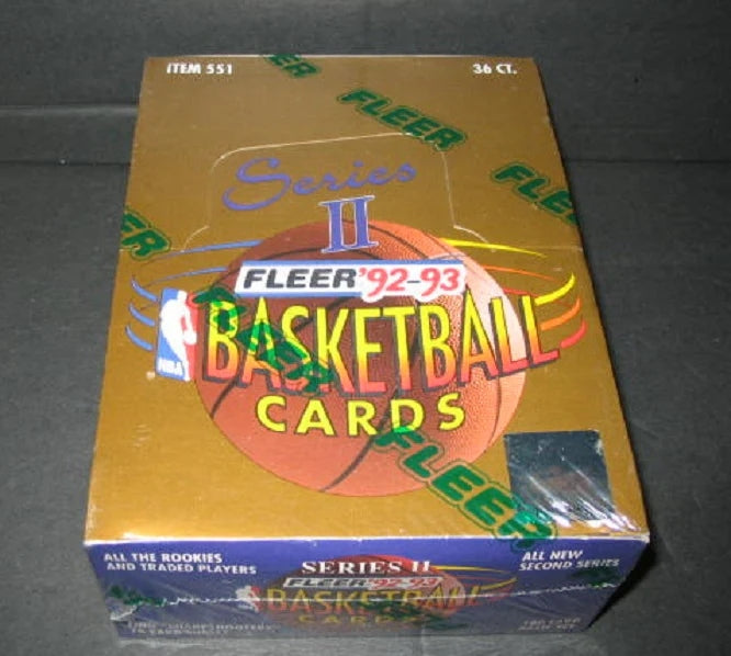 1992/93 Fleer Basketball Series 2 Box (36/15)-1