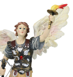 Byzantine Orthodox Catholic Church Archangel Saint Uriel Fire Of God Statue 13"H-8