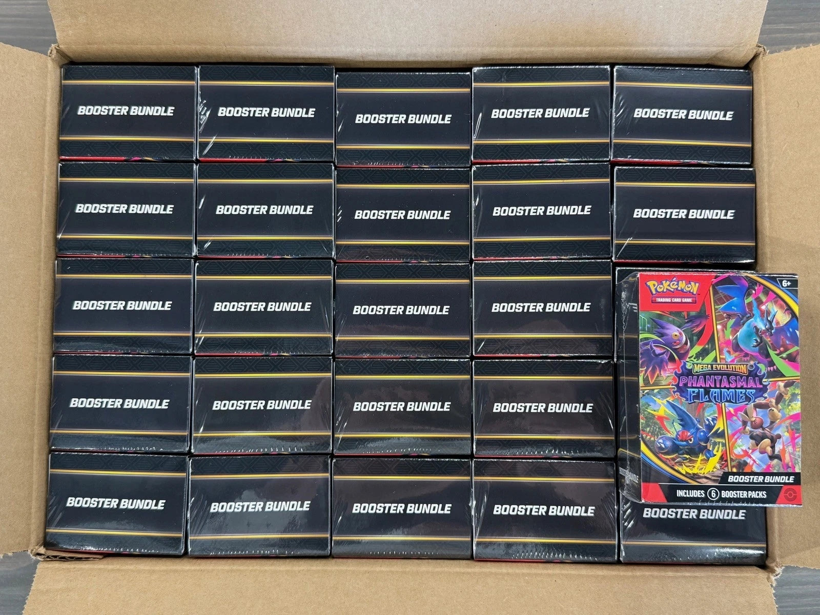 Pokemon Phantasmal Flames (ME02) Booster Bundle Factory Sealed CASE! 25 Bundles