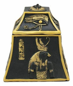 Figura de joyero de escarabajo egipcio, ojo de Horus, halcón, Anubis, dioses de Egipto-6
