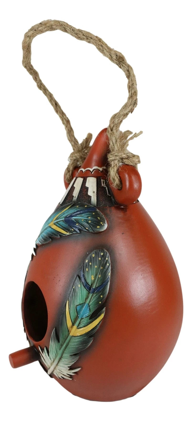 Southwestern Indian Trinity Dreamcatcher Feathers Hanging Birdhouse Bird Feeder-3