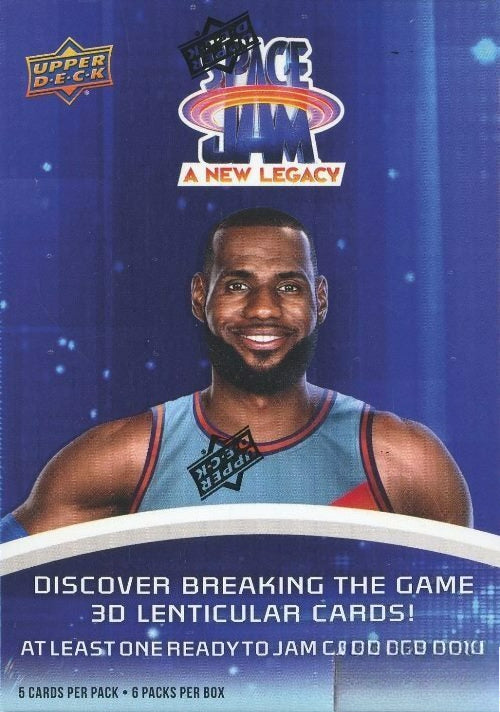 2021 Upper Deck Space Jam 2: A New Legacy Basketball Factory Sealed Blaster Box!-2