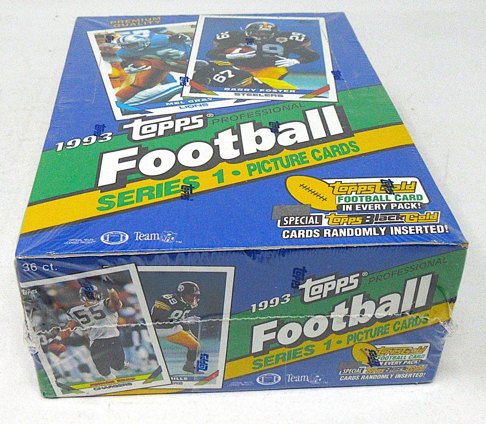 1993 Topps Football Series 1 Box (36/15)-3