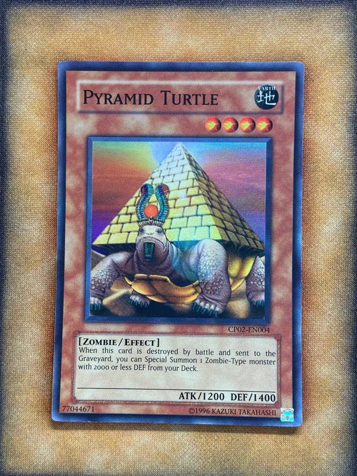 Yugioh Pyramid Turtle CP02-EN004 Super Rare LP