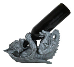 Gothic Fantasy Winged Drunken Gargoyle Wine Bottle Holder Figurine Kitchen Decor-6