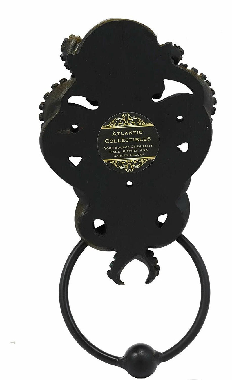 Bermuda Triangle Nautical Octopus Kraken Ghost Of Cthulhu Door Knocker Figurine-5