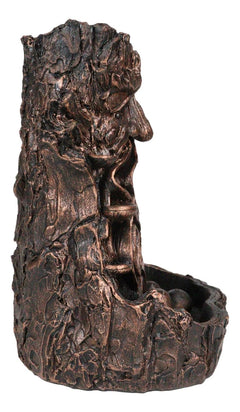 Greenman Tree Man God Forest Ent Waterfall Smoke Backflow Incense Cone Burner-7