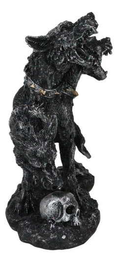 Figura de Cerbero, guardián de la hidra de tres cabezas, perro de Hades, perro guardián de la mitología griega-2