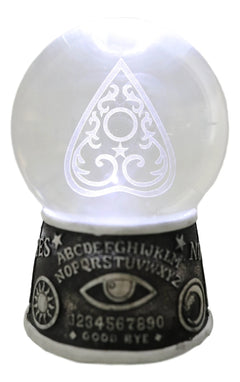 Tablero espiritual de ouija wicca, plancheta de mal de ojo, bola de cristal LED para mirar-4