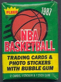 1987/88 Fleer Basketball Unopened Wax Pack-1