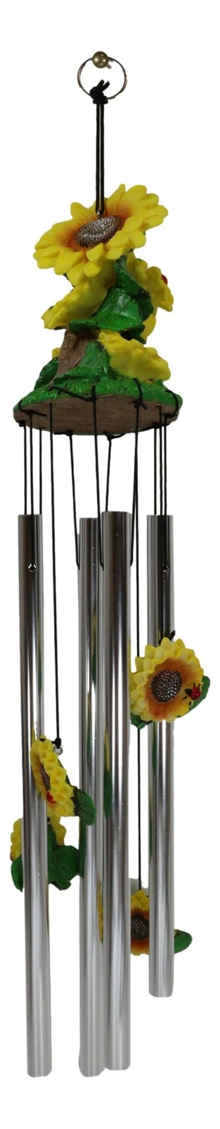 Spring Sunflowers Bloom Resonant Relaxing Wind Chime Patio Garden-7