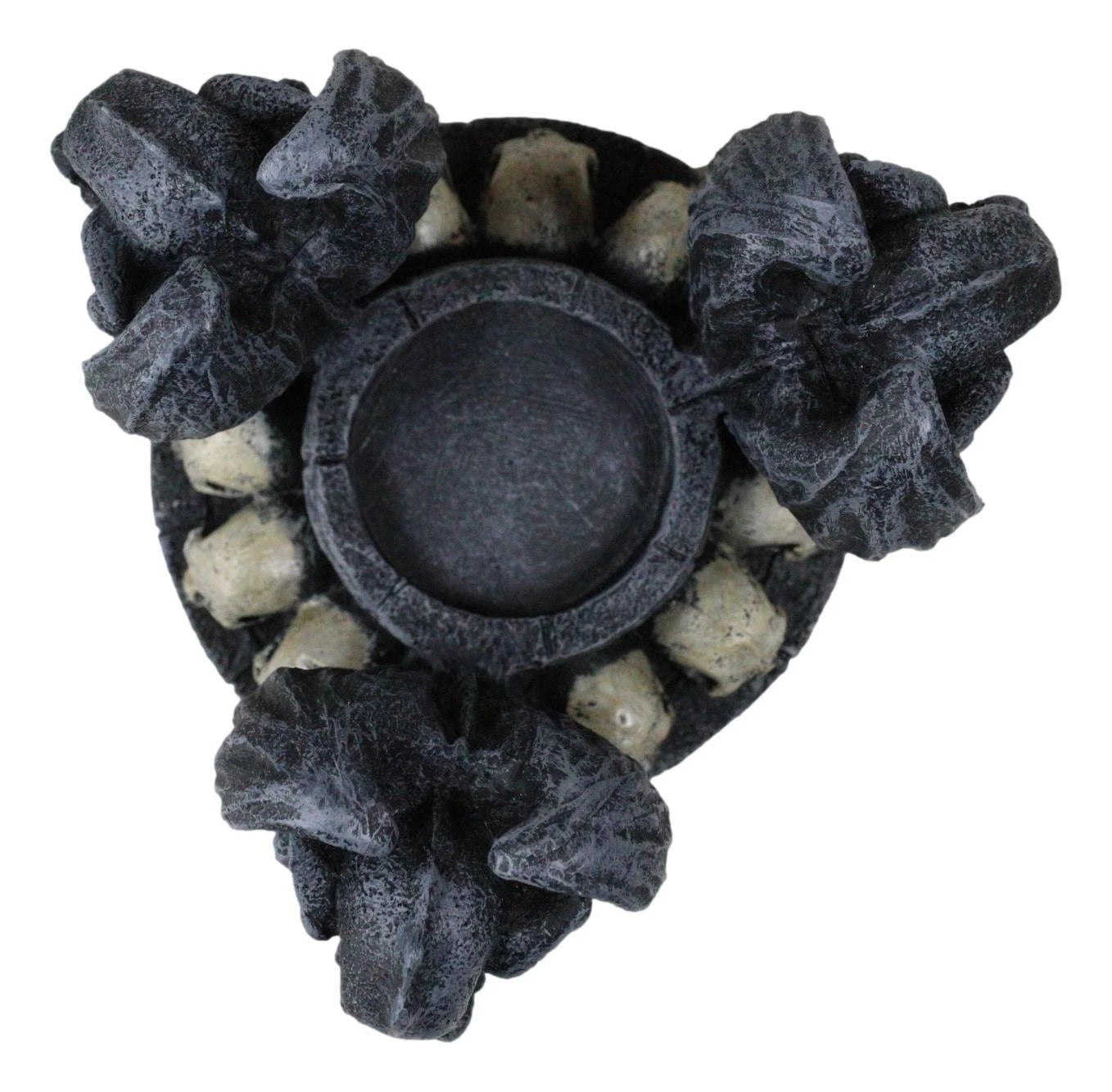 Nosferatu Gothic Vampire Gargoyles With Skulls Votive Candle Heat Oil Warmer-8