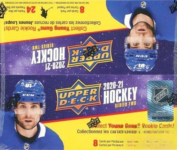 2020/21 Upper Deck Series 2 Hockey Sealed 24 Pack Retail Box-6 YOUNG GUNS ROOKIE-1