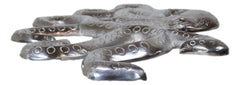 18"L Nickel Plated Aluminum Nautical Marine Sea Octopus Wall Decorative Plaque-7