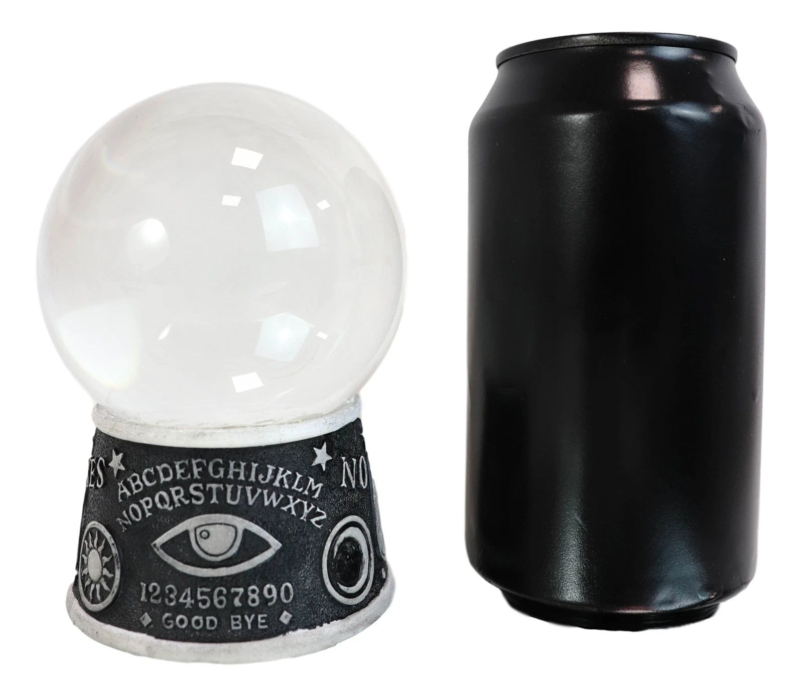 Tablero espiritual de ouija wicca, plancheta de mal de ojo, bola de cristal LED para mirar-5