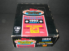 1992 Topps Stadium Club Baseball Series 3 Box-1