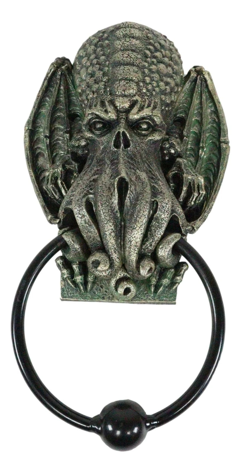 Nautical Ocean Monster Cthulhu Kraken Octopus Door Knocker Sculpture-2