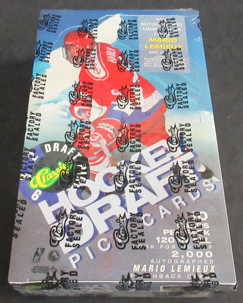 1992/93 Classic Draft Picks Hockey Box (36/10)-1