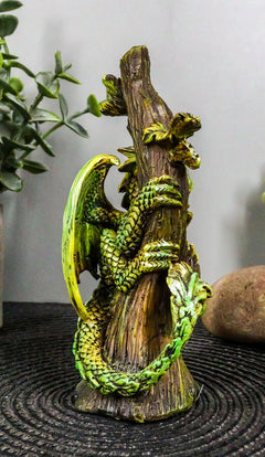 Dryad Gaia Tree Ent Earth Dragon Baby Wyrmling 5.25"H Figurine Anne Stokes-3