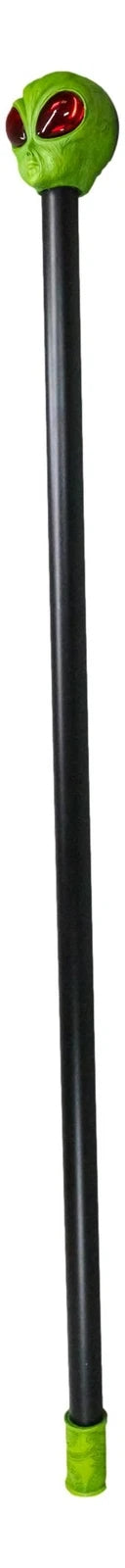 Green Roswell UFO Alien Extra Terrestrial Decorative Cosplay Prop Swagger Cane-3