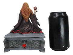 Caja decorativa de joyería con cáliz de sangre de vampiro gótica de luna de sangre-3