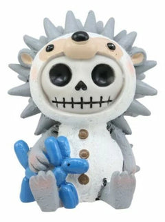 Furrybones Hedrick The Hedgehog Figurine Small 2.75" Furry Bones Skeleton Decor-4