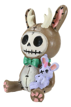Furrybones Bun Bun Lope Christmas Jackalope With Unicorn Skeleton Figurine-3